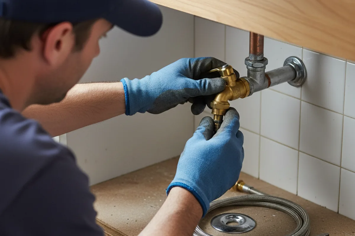 Shutoff valve and fitting work during Repiping in Pilot
